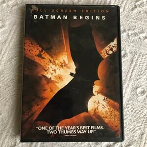 Batman Begins Full Screen Ed Dvd 2005 Movie Christian Bale Drama Action